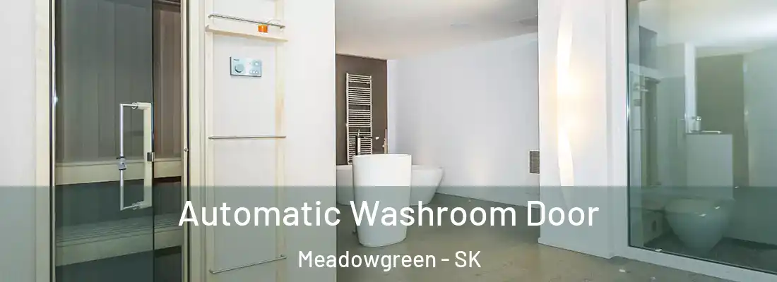 Automatic Washroom Door Meadowgreen - SK