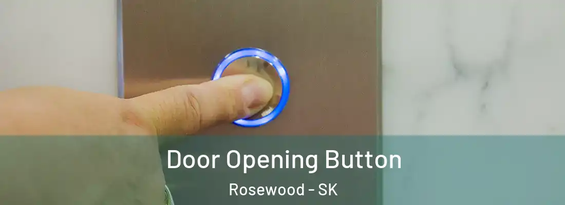  Door Opening Button Rosewood - SK