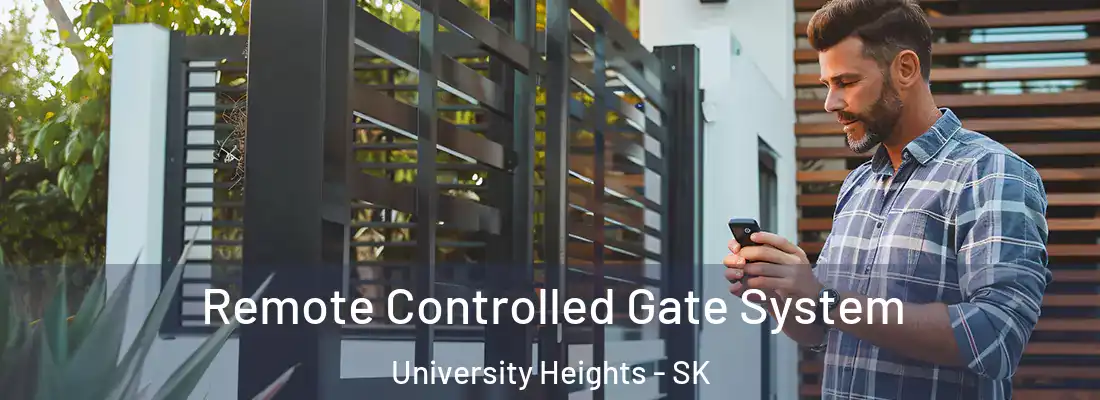  Remote Controlled Gate System University Heights - SK