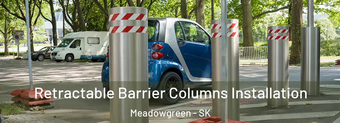  Retractable Barrier Columns Installation Meadowgreen - SK