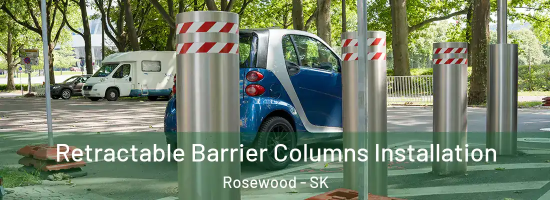  Retractable Barrier Columns Installation Rosewood - SK