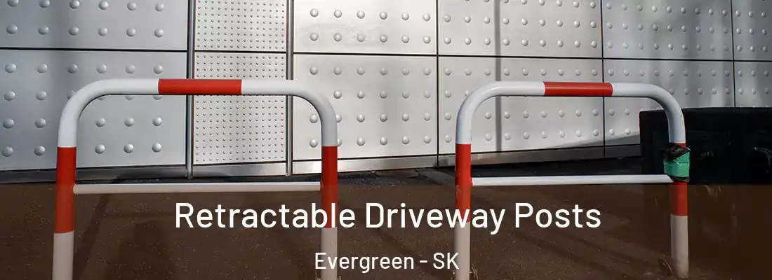  Retractable Driveway Posts Evergreen - SK